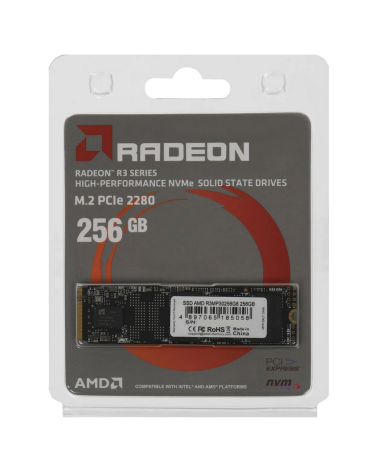 Твердотельный накопитель SSD AMD Radeon R3 Series M2.2280 256GB