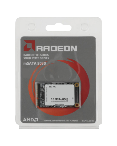 Твердотельный накопитель SSD AMD Radeon 256GB mSATA R3 Series