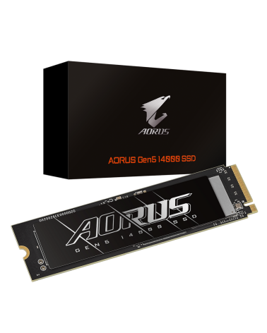 Твердотельный накопитель SSD Gigabyte 4TB M.2 2280 AORUS Gen5 14000 AG514K4TB PCI-Express 5.0x4, NVMe 2.0, 3D TLC NAND, Phison P