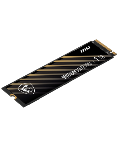 Твердотельный накопитель SSD MSI M.2 2280 1TB SPATIUM M470 PRO Client SSD S78-440L0J0-P83, PCIe Gen4x4 with NVMe