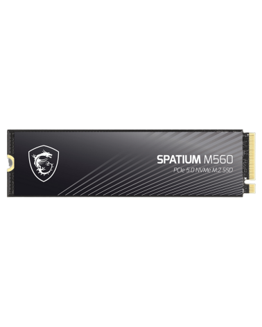 Твердотельный накопитель SSD MSI M.2 2280 1TB SPATIUM M560 Client SSD S78-440L0F0-P83, PCIe Gen5x4 with NVMe