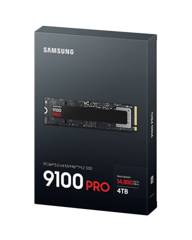 Твердотельный накопитель SSD Samsung MZ-VAP4T0BW M.2 2280 4TB 9100 PRO Black PCIe Gen5x4 RTL