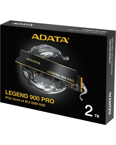 Твердотельный накопитель SSD ADATA M.2 2280 2TB SLEG-900P-2TCS Legend 900 Pro  PCIe Gen4x4, RTL