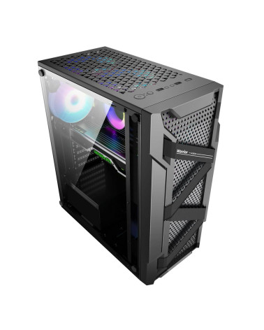 Корпус ALSEYE Warrior-B Mini-ITX/Micro ATX/ATX, USB2.0*2+HD Audio+USB3.0*1, H.D.D.(3.5")*2pcs+S.S.D(2.5")*2pcs, 354*185*413mm