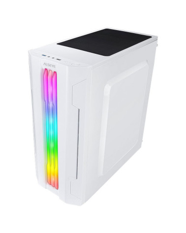 Корпус ALSEYE Корпус ALSEYE Auro 3.0-W Mini-ITX/Micro ATX/ATX, USB2.0*2+HD Audio+USB3.0*1, H.D.D.(3.5")*2pcs+S.S.D(2.5")*2pcs, 3