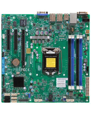 Материнская плата SuperMicro MBD-X10SLM-F-B, OEM 12