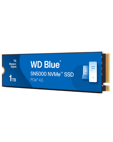 Твердотельный накопитель SSD Western Digital M.2 2280 1TB Blue WDS100T4B0E PCIe Gen4 x4, NVMe