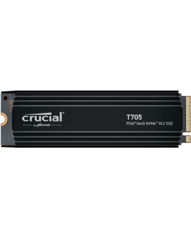 Твердотельный накопитель SSD Crucial T705 1TB PCIe Gen5 NVMe M.2 SSD with heatsink CT1000T705SSD5