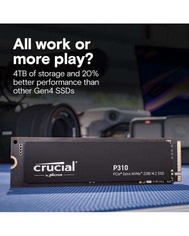 Твердотельный накопитель SSD Crucial P310 500GB PCIe Gen4 NVMe 2280 M.2 SSD CT500P310SSD8