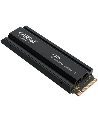 Твердотельный накопитель SSD Crucial P310 1TB PCIe Gen4 NVMe 2280 M.2 SSD with heatsink CT1000P310SSD5
