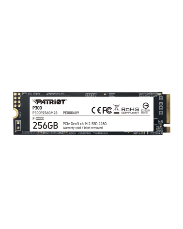 Твердотельный накопитель SSD Patriot PCIe 3.0 x4 256GB P300P256GM28 P300 M.2 2280