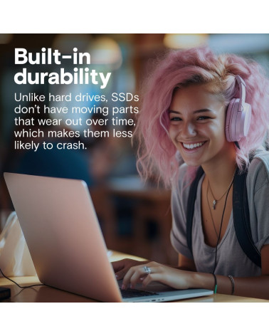 Твердотельный накопитель SSD Crucial 2.5" 4000GB BX500 Client SSD CT4000BX500SSD1 7mm, SATA3, 3D TLC, R/W 560/510MB/s, IOPs 95 T