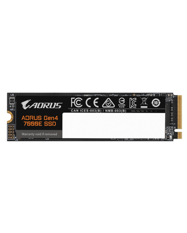 Твердотельный накопитель SSD AORUS M.2 2280 4TB AORUS 7000E Client SSD PCIe Gen4x4 with NVMe, 7100/6500, MTBF 1.6M, 3D TLC NAND,