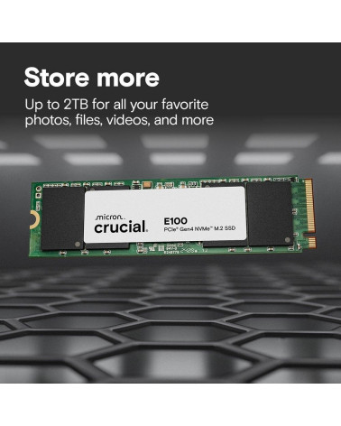 Твердотельный накопитель SSD Crucial M.2 2280 E100 PCIe 4.0 x4 2TB CT2000E100SSD8