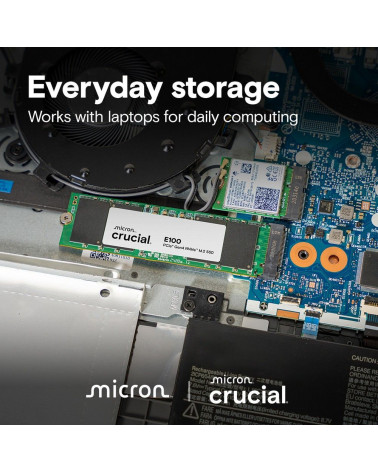 Твердотельный накопитель SSD Crucial M.2 2280 E100 PCIe 4.0 x4 2TB CT2000E100SSD8