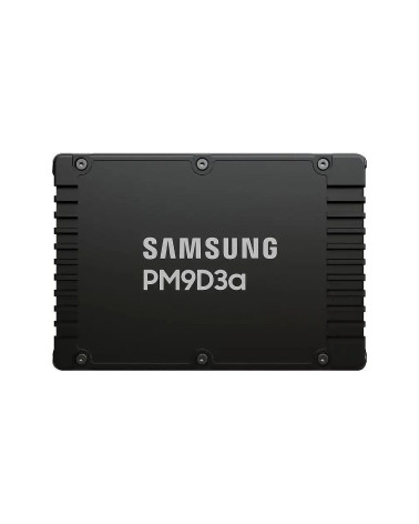 Твердотельный накопитель SSD Samsung MZWL63T8HFLT-00AW7 2.5 U.2, 3840GB, PM9D3a, 12k/6000 MB/s, 2000k/250k IOPS, NVME Gen 5, 1DW