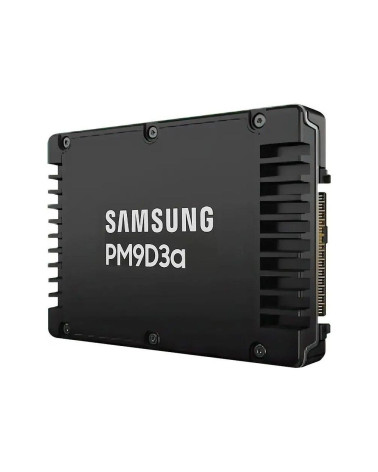 Твердотельный накопитель SSD Samsung MZWL6960HFJA-00AW7 2.5 U.2, 960GB, PM9D3a, 12000/1700 MB/s, 1050k/75k IOPS, NVME Gen 4, 1DW