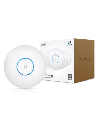 Точка доступа Wi-Fi Ubiquiti UniFi AP AC Pro (5-pack) |UAP-AC-PRO-5| Ubiquiti точка доступа, 2.4/5 ГГц, 3x3 MIMO, до 1300+450 |U