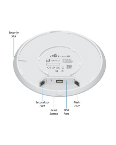 Точка доступа Wi-Fi Ubiquiti UniFi AP AC Pro (5-pack) |UAP-AC-PRO-5| Ubiquiti точка доступа, 2.4/5 ГГц, 3x3 MIMO, до 1300+450 |U