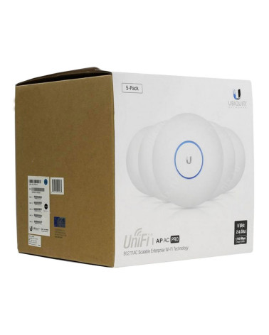 Точка доступа Wi-Fi Ubiquiti UniFi AP AC Pro (5-pack) |UAP-AC-PRO-5| Ubiquiti точка доступа, 2.4/5 ГГц, 3x3 MIMO, до 1300+450 |U