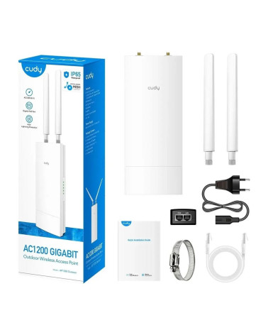 Точка доступа Wi-Fi CUDY AC1200 WiFi Gigabit Outdoor Access Point AC1200 WiFi Gigabit Outdoor Access Point