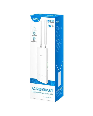 Точка доступа Wi-Fi CUDY AC1200 WiFi Gigabit Outdoor Access Point AC1200 WiFi Gigabit Outdoor Access Point