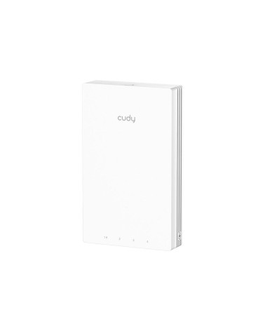 Точка доступа Wi-Fi CUDY AC1200 Gigabit Wall-Plate Access Point AC1200 Dual Band Gigabit Wall Plate Access Point,  MT7621DAN+MT7