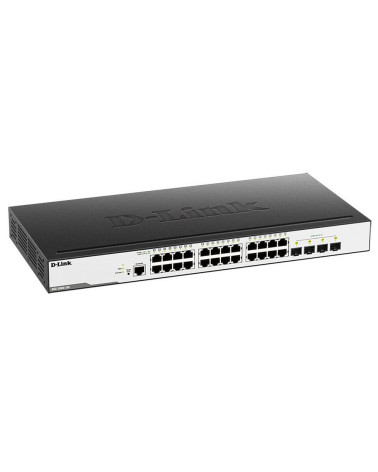 Коммутатор D-Link DGS-3000-28L/B1A Управляемый коммутатор 2 уровня с 24 портами 10/100/1000Base-T и 4 портами 1000Base-X SFP 3 (