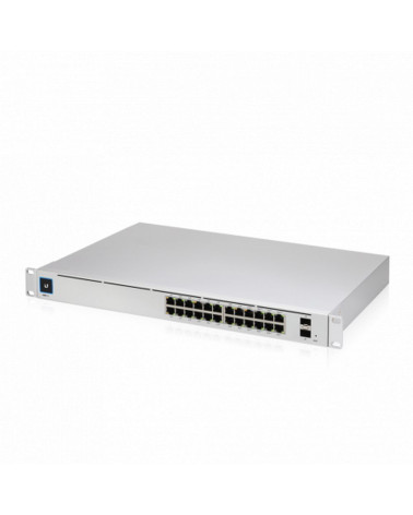 Коммутатор Ubiquiti UniFi Switch Pro 24 PoE |USW-Pro-24-POE| Ubiquiti PoE-коммутатор в стойку, 24х 1G RJ45, 2х 10G |USW-Pro-24-P