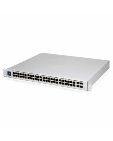 Коммутатор Ubiquiti UniFi Switch Pro 48 PoE |USW-Pro-48-POE| Ubiquiti PoE-коммутатор в стойку, 48х 1G RJ45, 4х 10G |USW-Pro-48-P