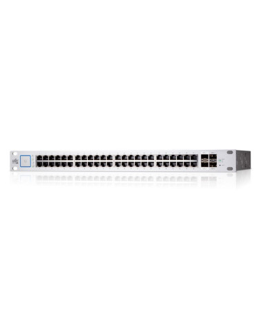 Коммутатор Ubiquiti UniFi Switch 48 PoE |USW-48-PoE| Ubiquiti PoE-коммутатор в стойку, 48х 1G RJ45, 4х SFP, раздача 195 |USW-48-