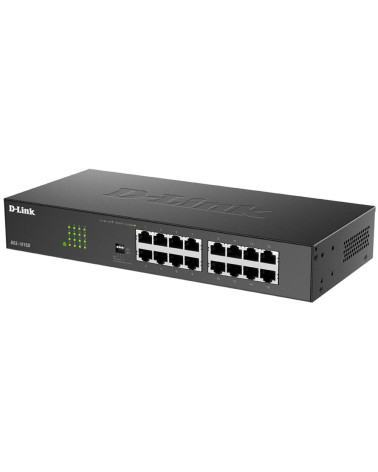 Коммутатор D-Link DGS-1016D/J1A Неуправляемый коммутатор с 16 портами 10/100/1000Base-T