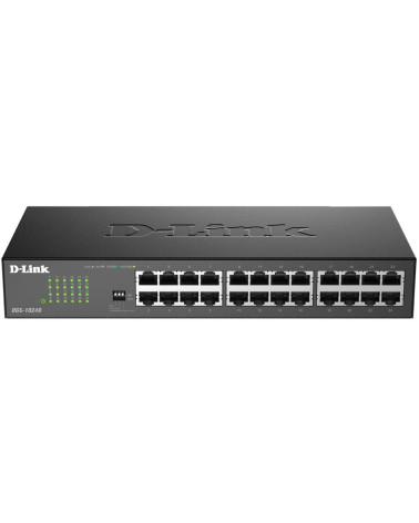 Коммутатор D-Link DGS-1024D/J1A Неуправляемый коммутатор с 24 портами 10/100/1000Base-T