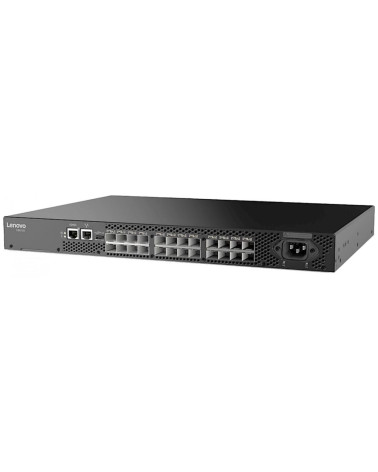 SAN-коммутатор FC Switch Lenovo DB610S 16x16Gb FC, 16 ports licensed, including 16x FC 16Gb SWL SFPs transceivers, 1 PS, Rail Ki