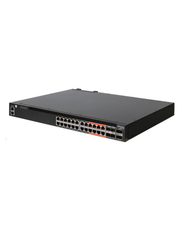 Коммутатор Edge-corE 4610-30P-O-AC-F Edge-corE AS4610-30P, 24-Port GE RJ45 port PoE+, last 8 ports Ultra-PoE, 960W PoE Bugdet, 4