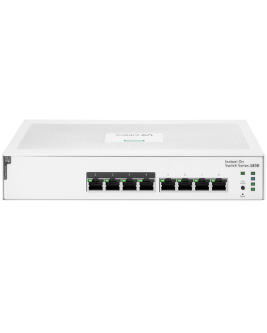 Коммутатор HPE JL811A HPE Aruba Instant On 1830 8G Web-managed  4p Class4 PoE 65W fanless Switch