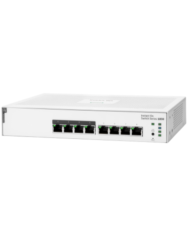 Коммутатор HPE JL811A HPE Aruba Instant On 1830 8G Web-managed  4p Class4 PoE 65W fanless Switch