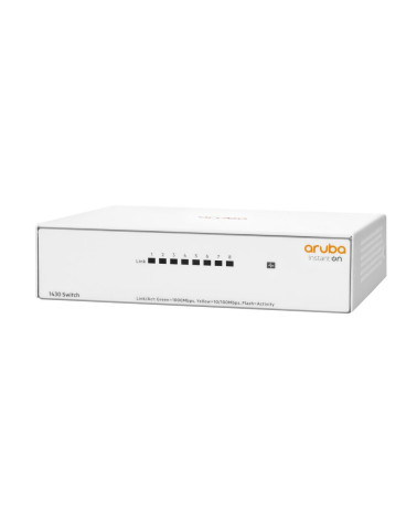 Коммутатор Aruba Instant on 1430 8G unmanaged fanless Switch (в комплекте вилка US)