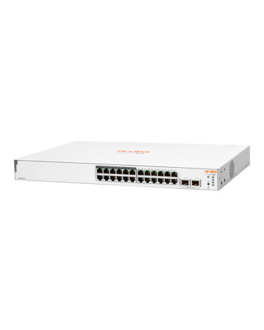 Коммутатор HPE BadPack JL813A HPE Коммутатор Aruba Instant On 1830 24G Web-managed 12p Class4 PoE 195W 2SFP Switch
