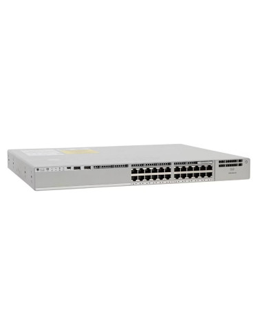 Коммутатор CISCO Catalyst 9200 24-port full PoE+, Modular uplink option, PS 1x600W, Network Advantage, PoE 370/740W , C9200-24P-