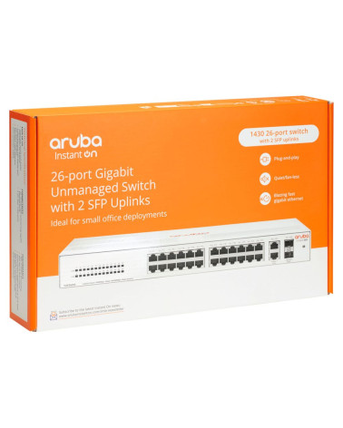 Коммутатор HPE R8R50A Aruba Instant On 1430 26G 2SFP Switch Switch