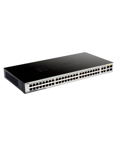 Коммутатор D-Link DGS-1052/A3A Неуправляемый коммутатор с 48 портами 10/100/1000Base-T и 4 комбо-портами 100/1000Base-T/SFP