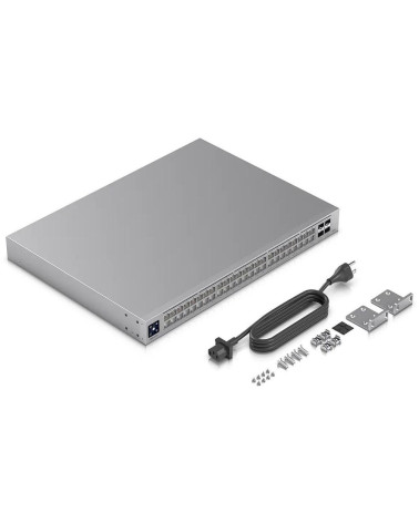 Коммутатор Ubiquiti USW-Pro-Max-48 48-port, Layer 3 Etherlighting™ switch with 32х1G RJ45, 16x2.5G, 4х10G SFP+