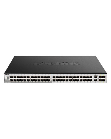 Коммутатор D-Link DGS-3130-54PS/B2A Управляемый L3 стекируемый коммутатор с 48 портами 10/100/1000Base-T, 2 портами 10GBase-T и 