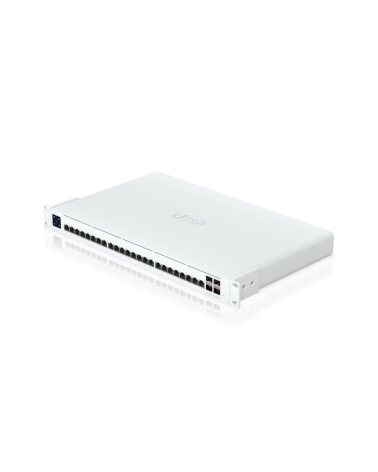 Коммутатор Ubiquiti UISP Switch Pro PoE-коммутатор, 24х 1G RJ45, 4х 10G SFP+, раздача 220 Вт