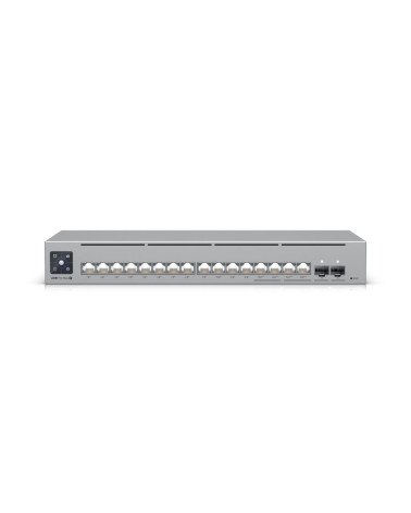 Коммутатор Ubiquiti UniFi Switch Pro Max 16 PoE PoE-коммутатор в стойку, 4х 2.5G RJ45, 12х 1G RJ45, 2х 10G SFP+, раздача 180 Вт