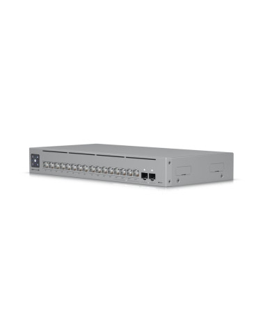 Коммутатор Ubiquiti UniFi Switch Pro Max 16 PoE PoE-коммутатор в стойку, 4х 2.5G RJ45, 12х 1G RJ45, 2х 10G SFP+, раздача 180 Вт