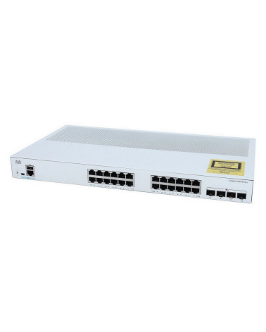 Коммутатор CISCO Catalyst 1000 24x 10/100 RJ-45 PoE+, 2x SFP/RJ-45 combo and 2 SFP uplinks, PoE+ 195W, Fanless, C1000FE-24P-4G-L