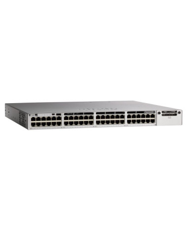 Коммутатор CISCO Catalyst 9300 48-port 1Gb copper with modular uplinks, PoE+, PS 1x715W, PoE+ 437W/1440W, DNA Network Advantage,