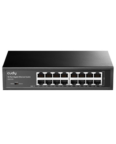 Коммутатор CUDY 16-Port Gigabit Metal Switch 16-Port Gigabit Switch, 16 Gigabit RJ45 Ports, IGMP Snooping, Loop Detection/Preven